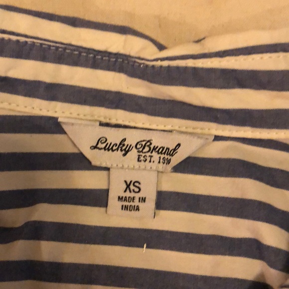 Lucky brand boyfriend button up - Picture 2 of 3
